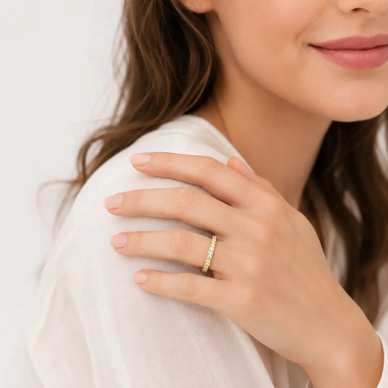 Pavé Promise Ring