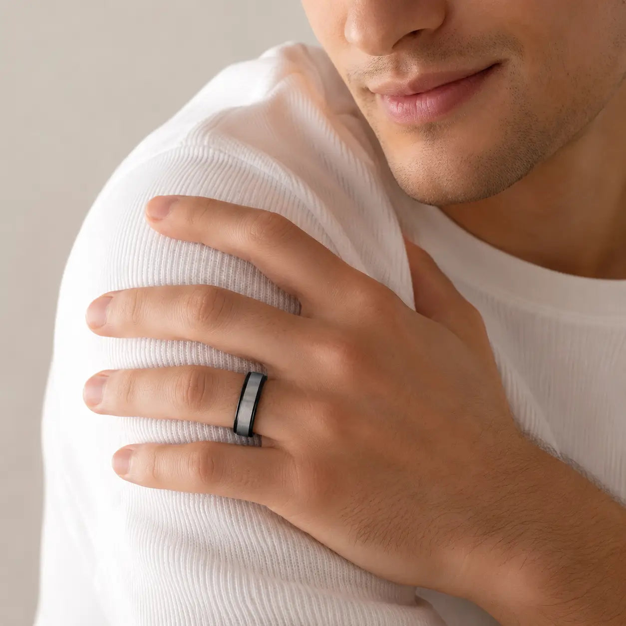 Men's Engravable Promise Ring
