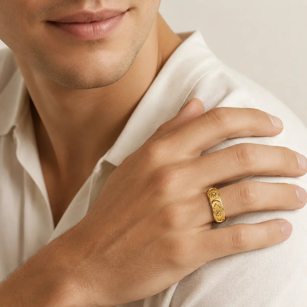 Daylight & Moonlight Spinner Ring