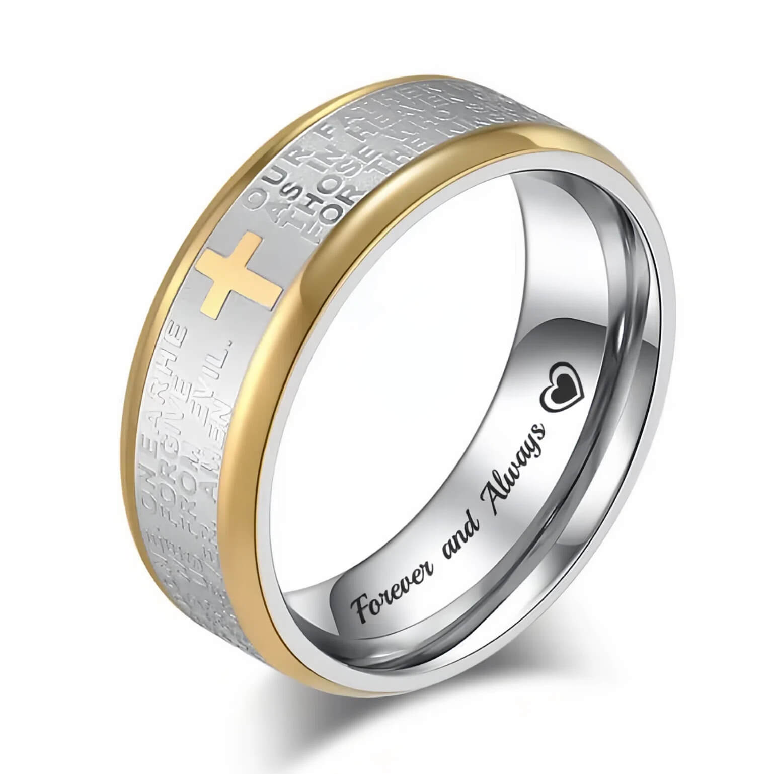 Christian Cross Ring Christian Promise Rings Bible Verse Christian