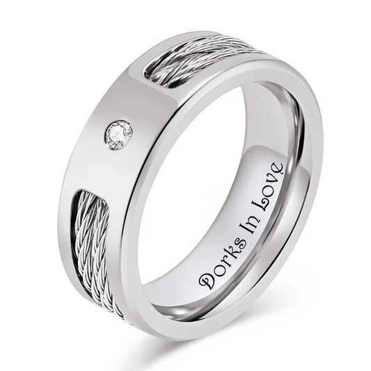 8mm Promise Ring Custom