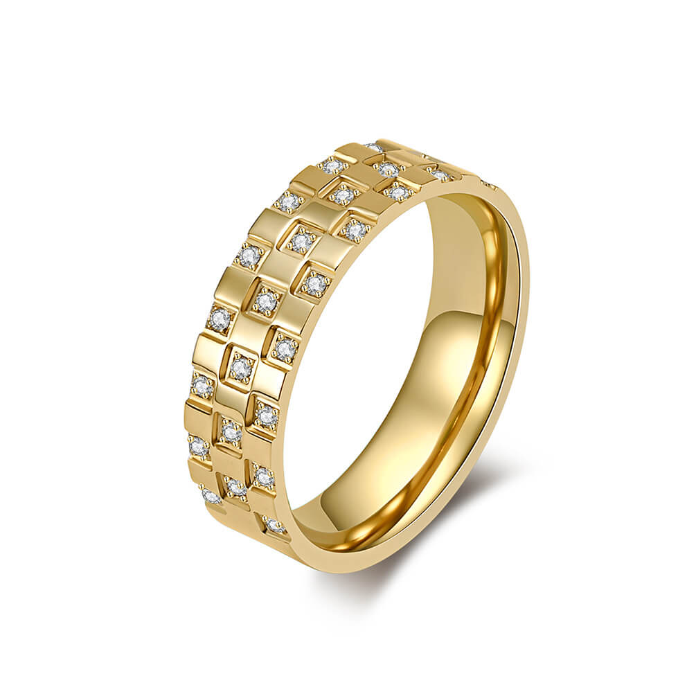 Heart Gold Couple Rings