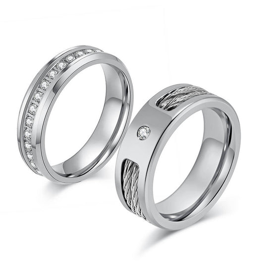 Promise Ring Set Gold-Tone