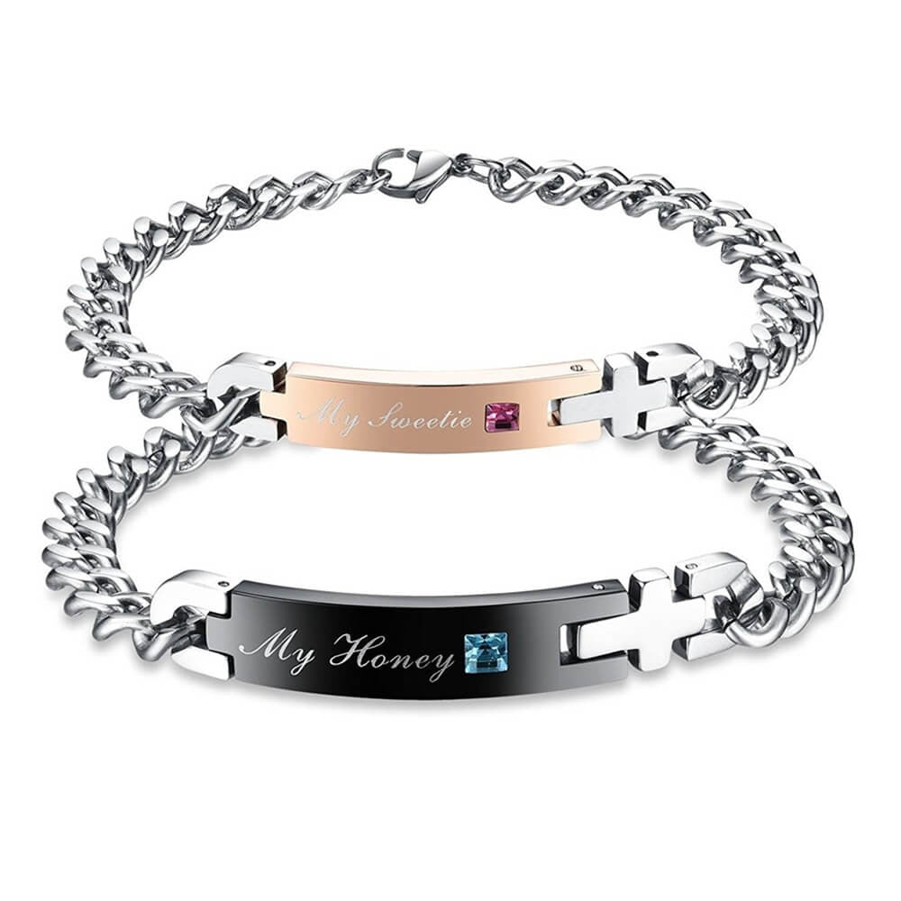 MY HONEY & MY SWEETIE Bracelets for Couple