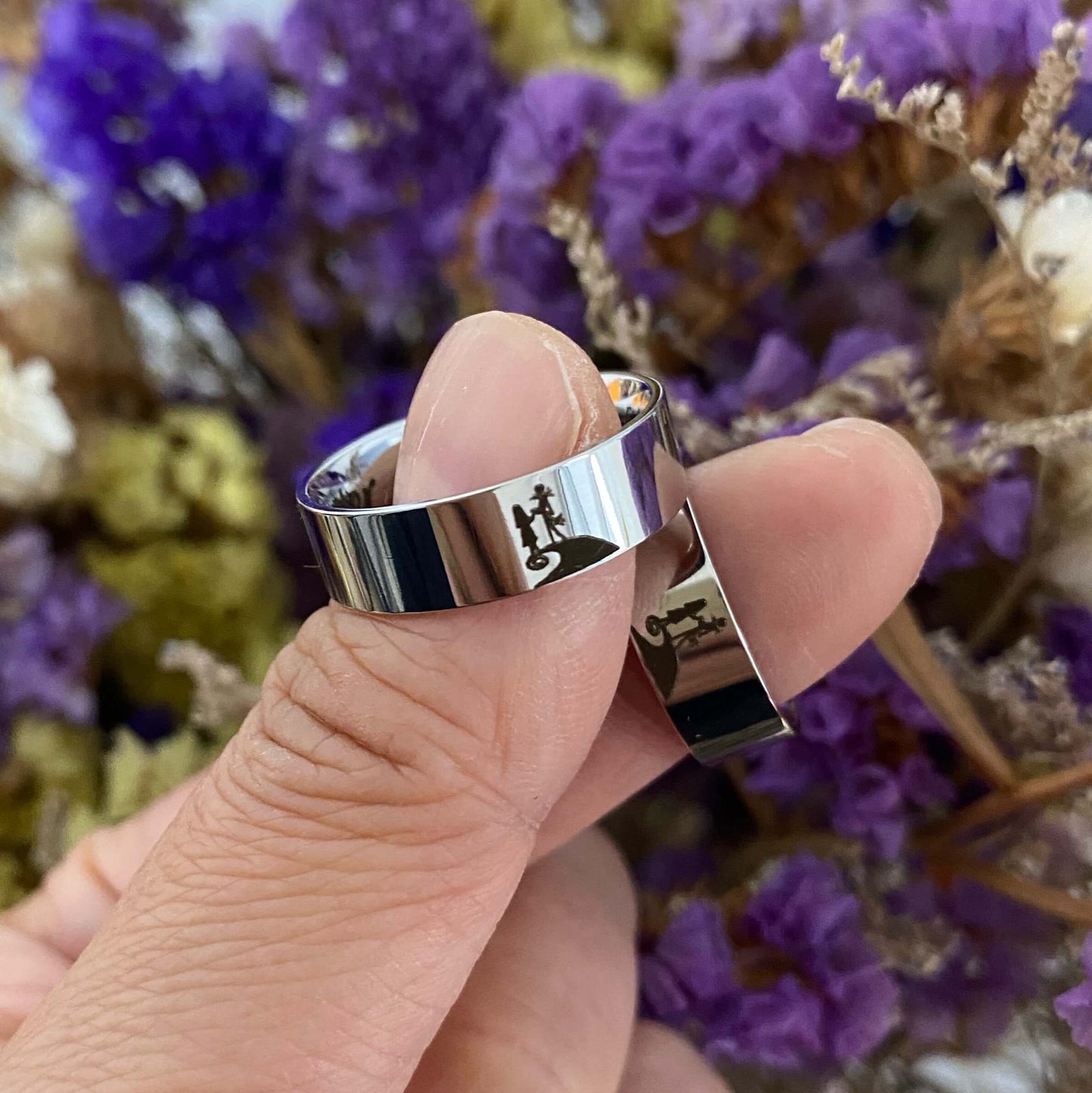 Jack and Sally Promise Rings for Couples