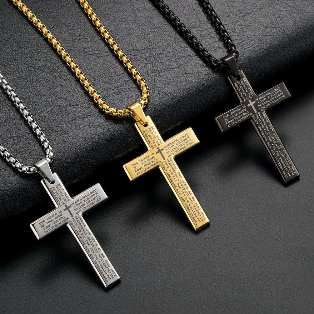 Men Cross Necklace