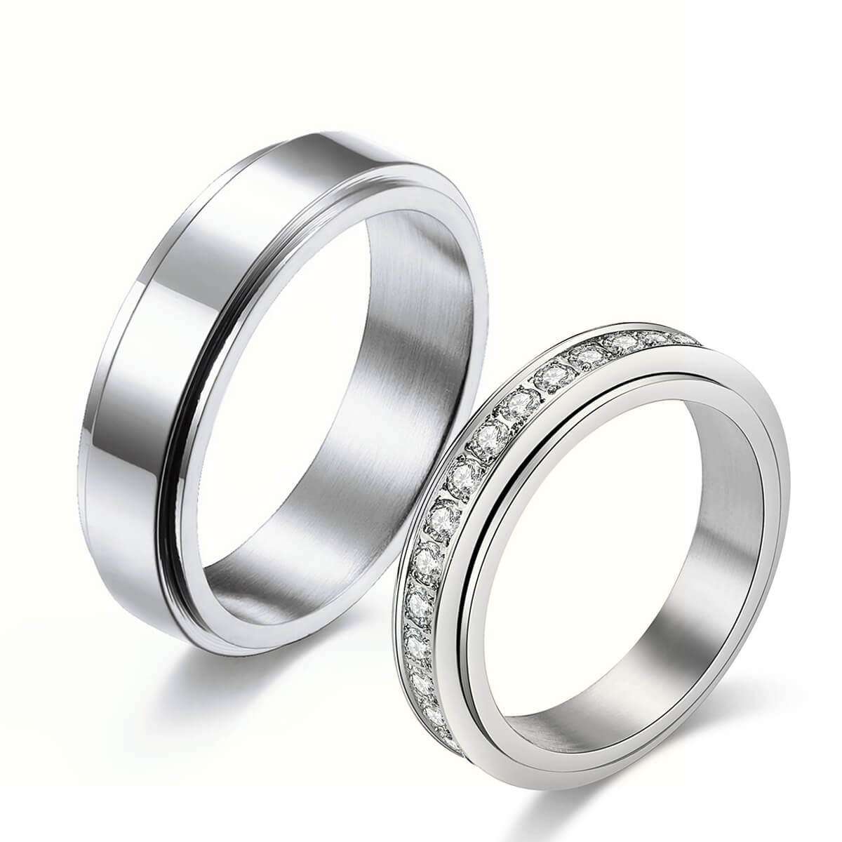 Spinner Fidget Rings for Couples