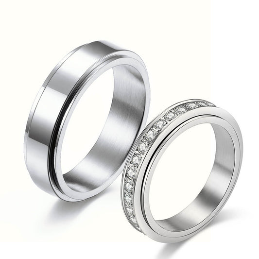 Spinner Fidget Rings for Couples