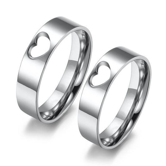 Couple Engravable Promise Rings