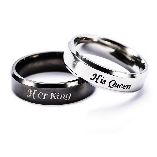 King Queen Rings GardeniaJewel