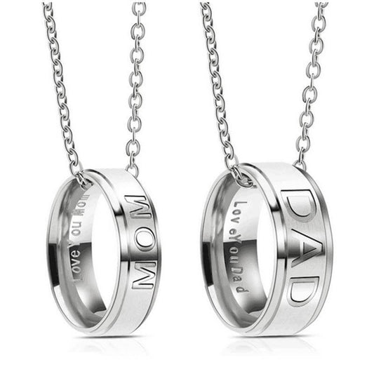 King Queen Couple Necklaces