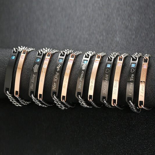 Custom Promise Bracelets for Couples