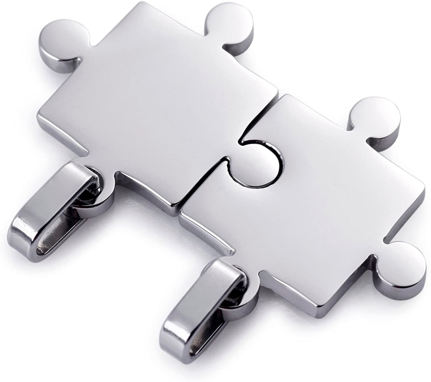 His & Hers Puzzle Couples Necklaces