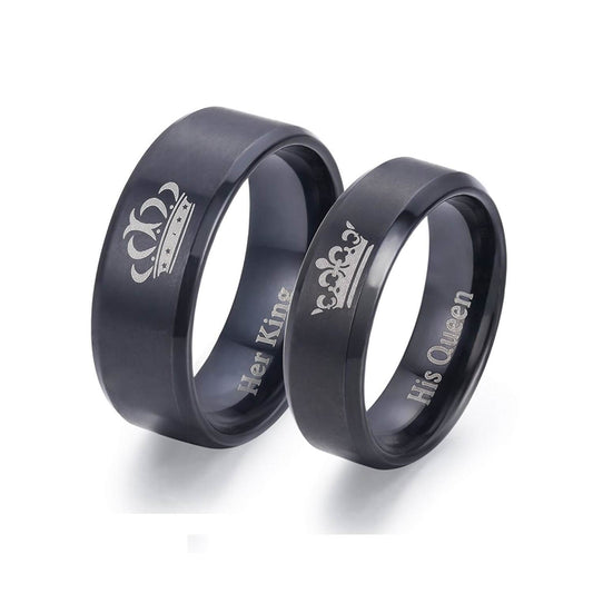 His King Her Queen Promise Rings