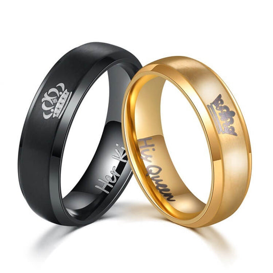Her King His Queen Couple Ring