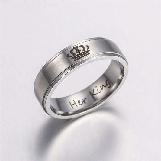 Her King His Queen Matching Rings