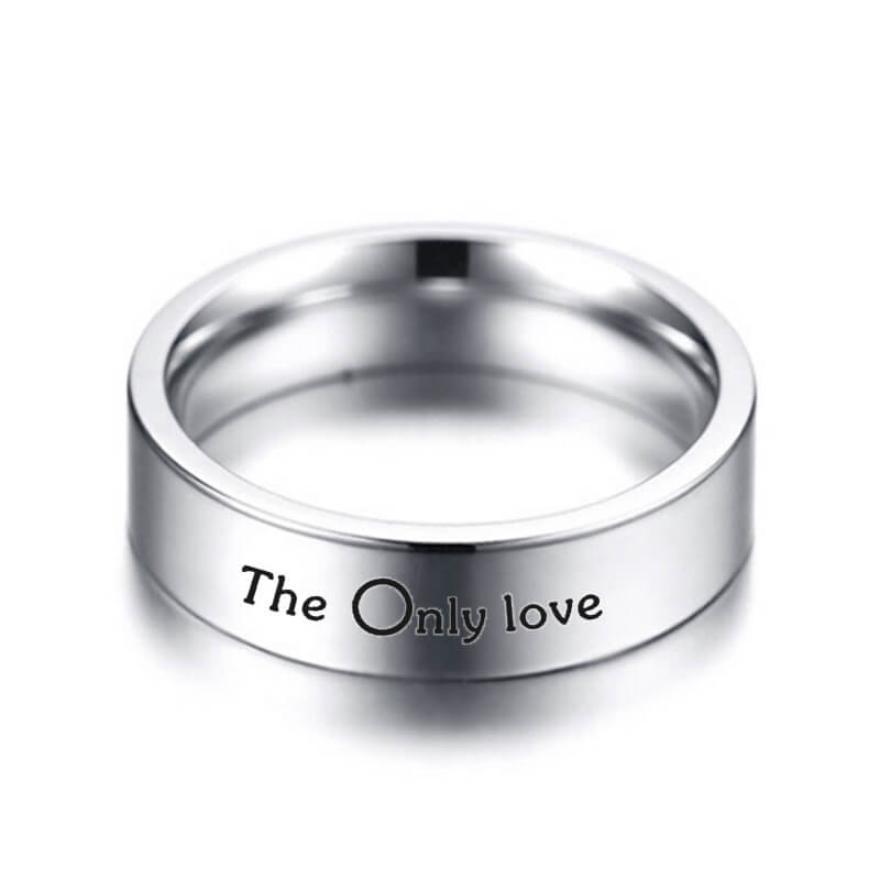 THE ONLY LOVE Promise Rings for Couples