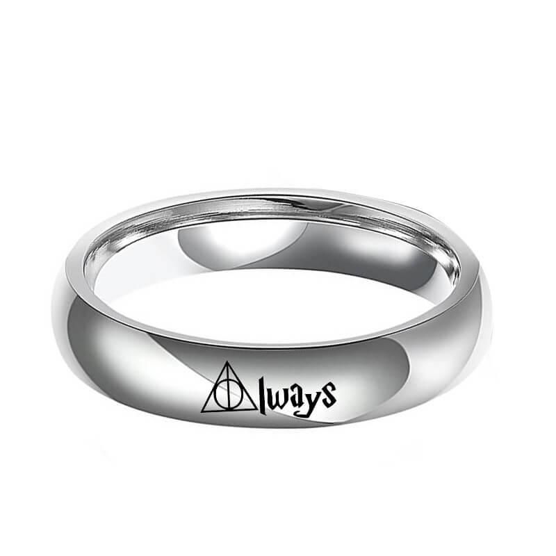 ALWAYS Promise Rings for Couples Titanium