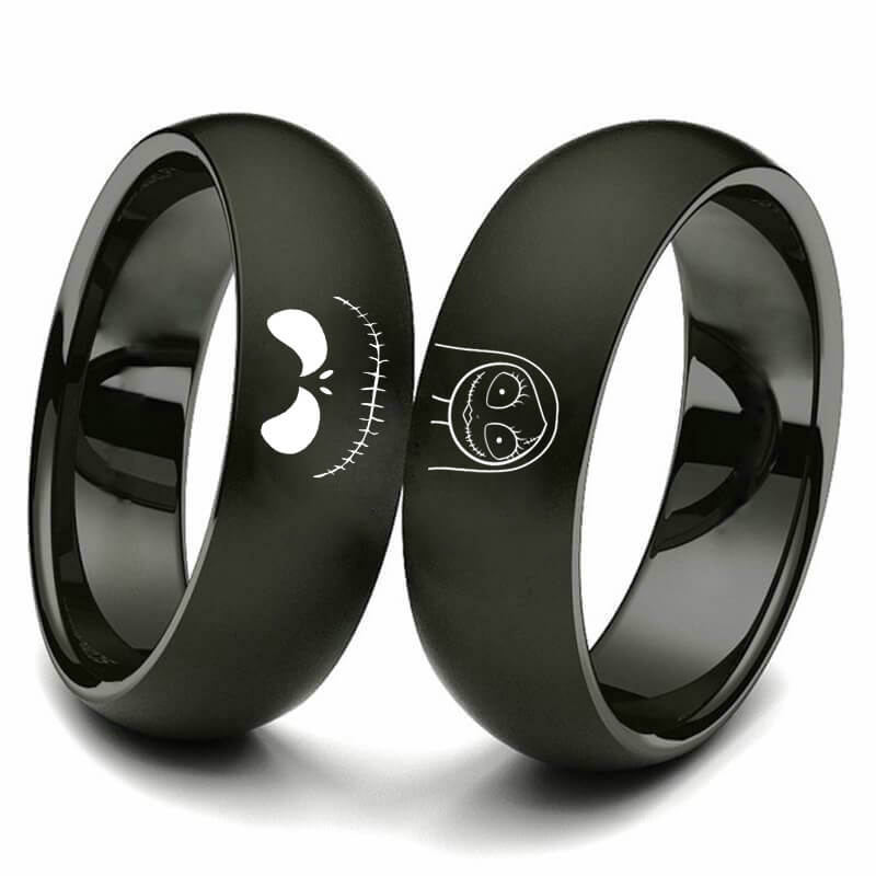 Jack and Sally Promise Rings