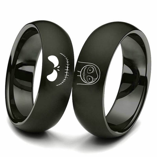 Jack and Sally Promise Rings