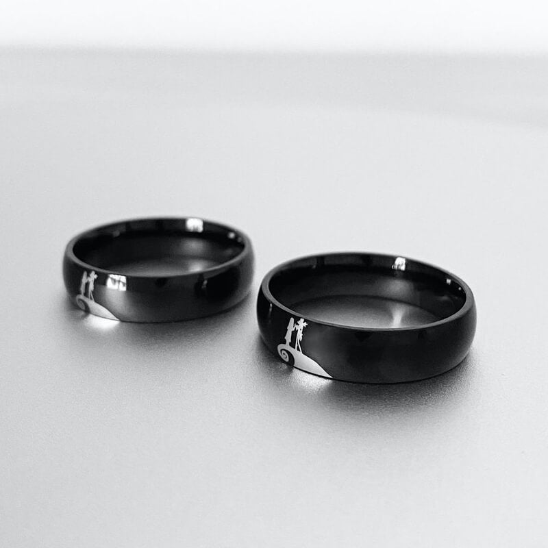 Jack & Sally Promise Rings