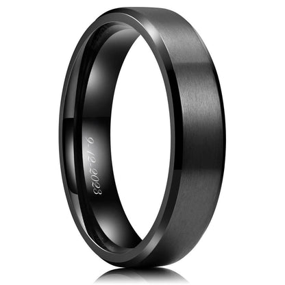 Engravable Promise Bands 6mm