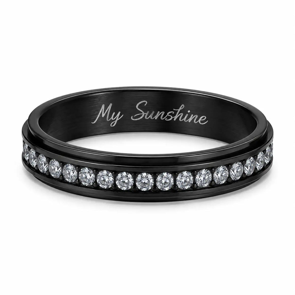 Spinner Couple Ring Set Gold