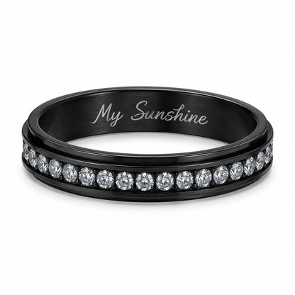 Spinner Couple Ring Set Gold