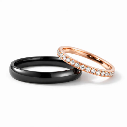 Him and Her Custom Promise Rings