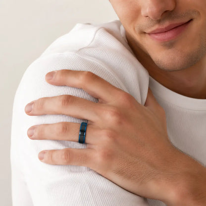Blue Promise Ring for Men