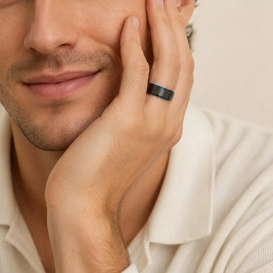 Blue Promise Ring for Men