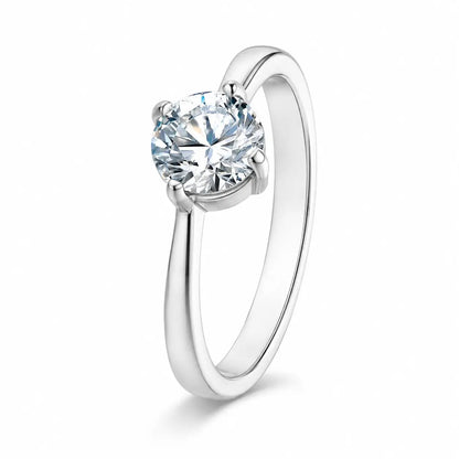 Gold Solitaire Proposal Ring