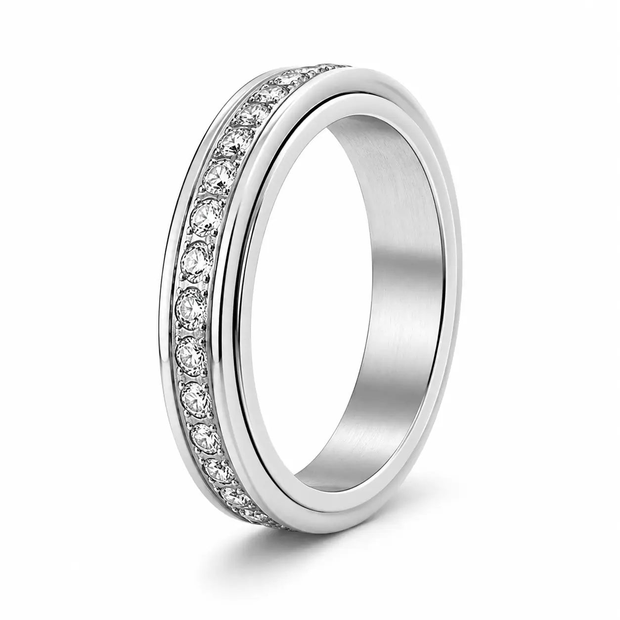 Sparkle Spinner Personalized Ring