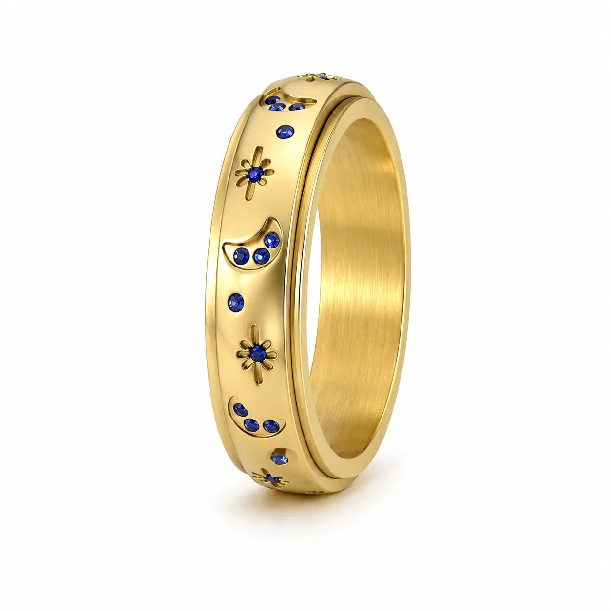 Celestial Spinner Personalized Ring