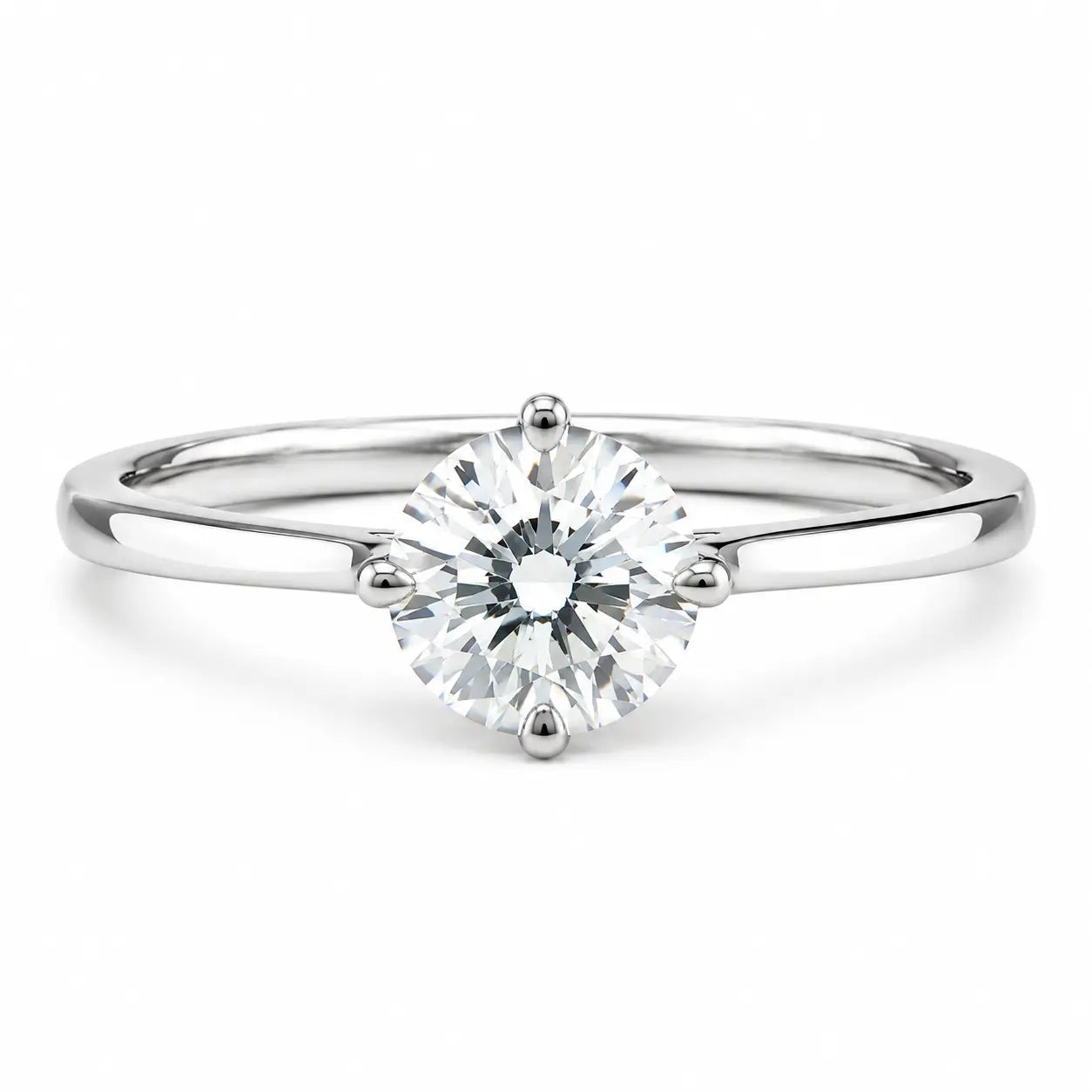 Personalized Solitaire Engagement Ring