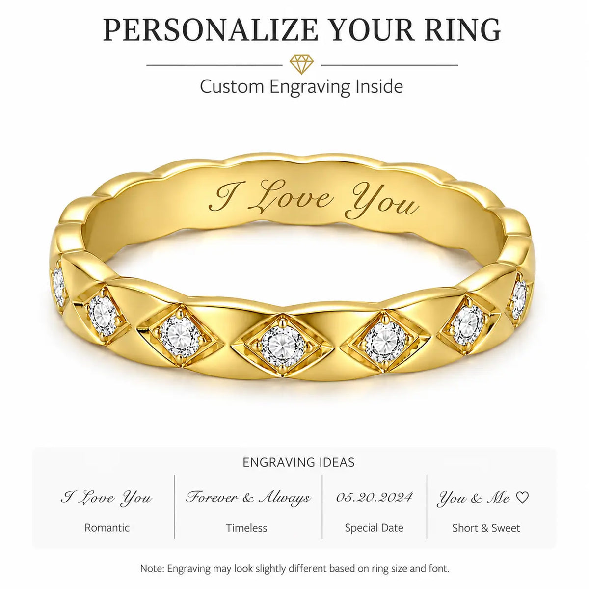 Custom Rhombus Ring