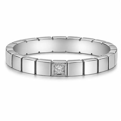 Personalized Gold Geometric Ring