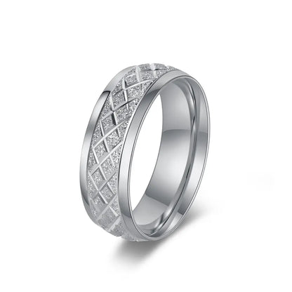 “Eternal Bond” Matte Engraved Ring