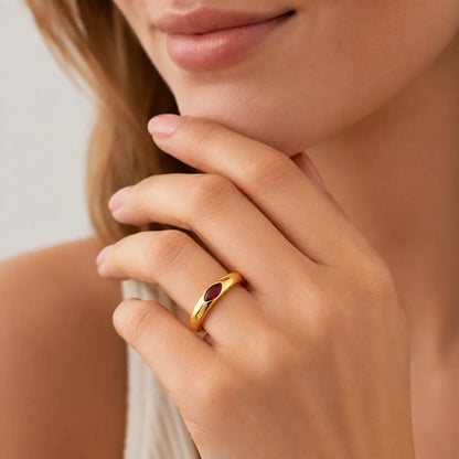 Marquise Personalized Ring