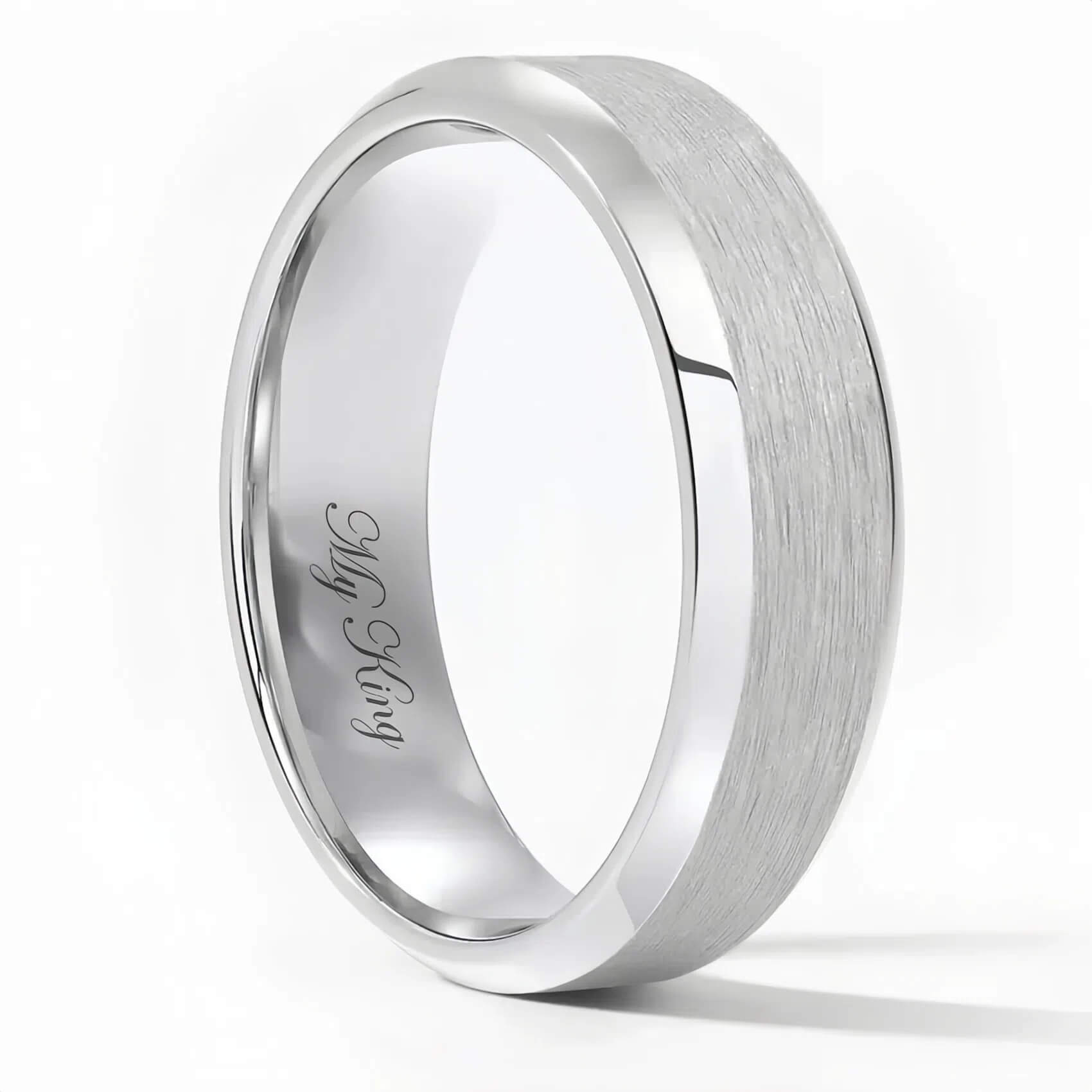 Silver Engravable Ring