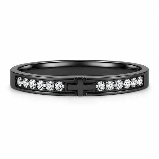 Faith Cross Personalized Band