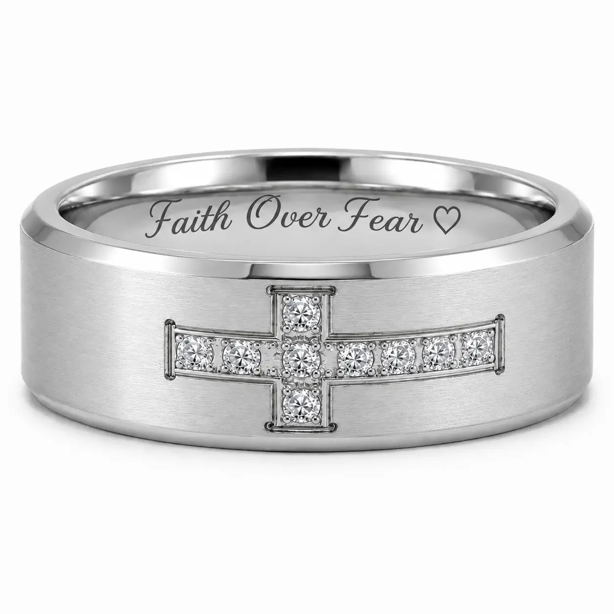 Personalized Engraved Faith Band