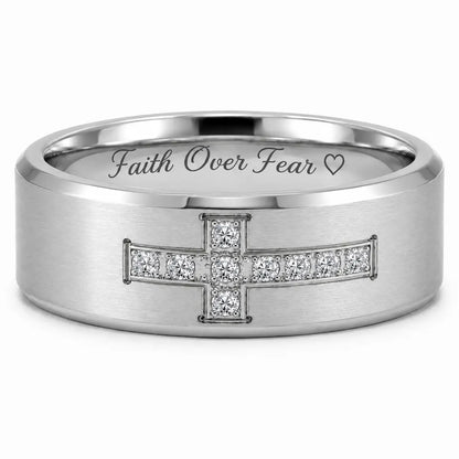 Personalized Engraved Faith Band