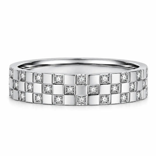 Square Promise Ring