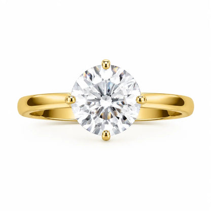 Personalized Solitaire Engagement Ring