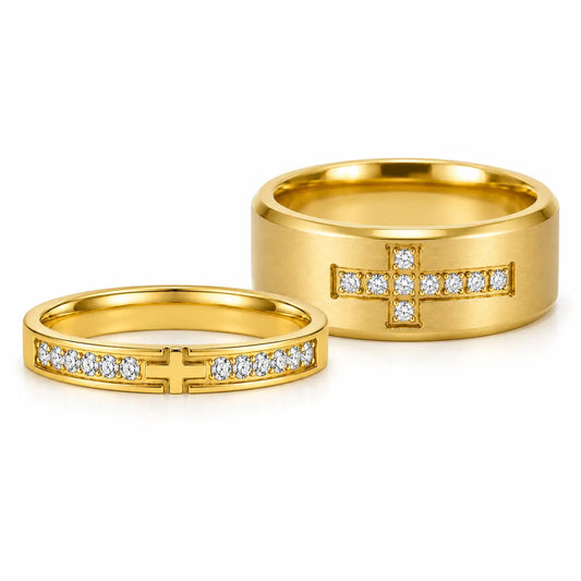 Cross Commitment Ring Set