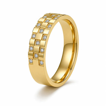 Golden Grid Ring