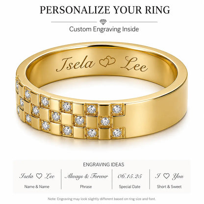 Heart Gold Couple Rings