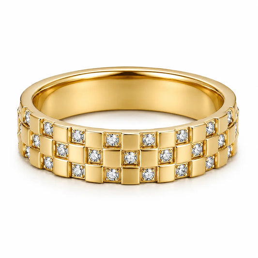 Golden Grid Ring