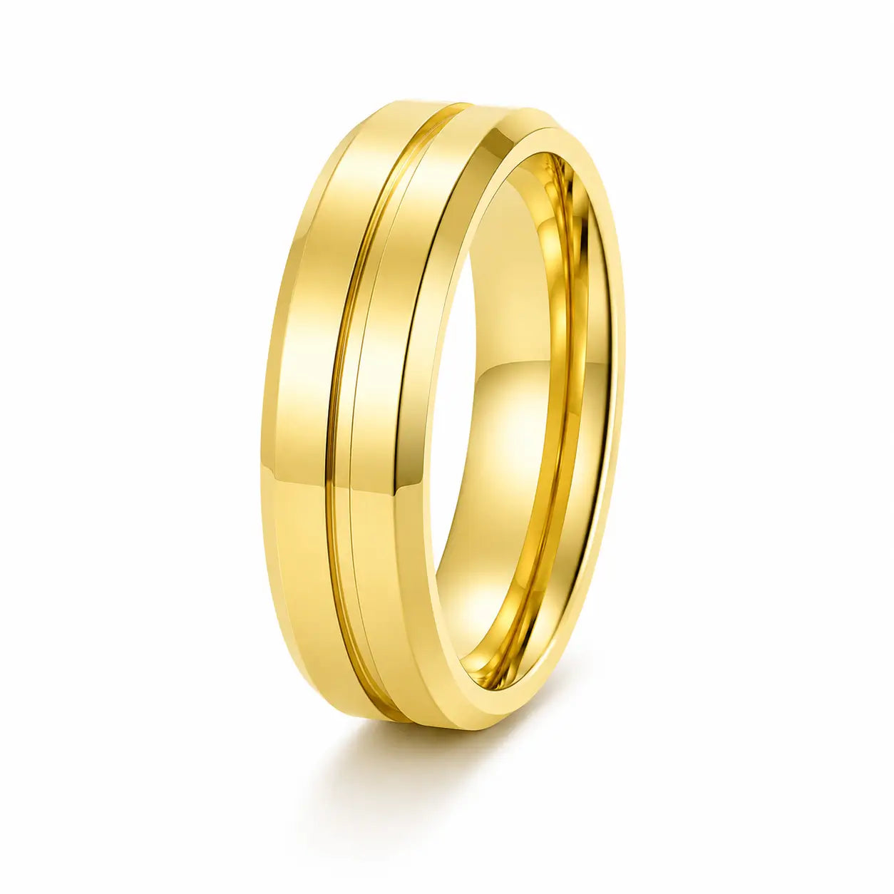 Golden Edge Ring